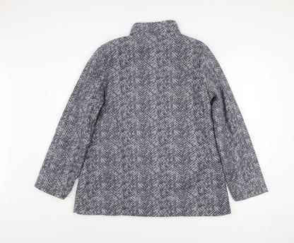 Womens UK Size S Anne De Lançay Grey Overcoat