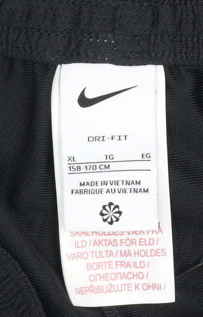 Nike Women's Black XL Dri-Fit Tapered Track Pants