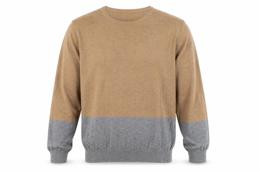 Mens UK Size M Massimo Dutti Brown Pullover Jumper