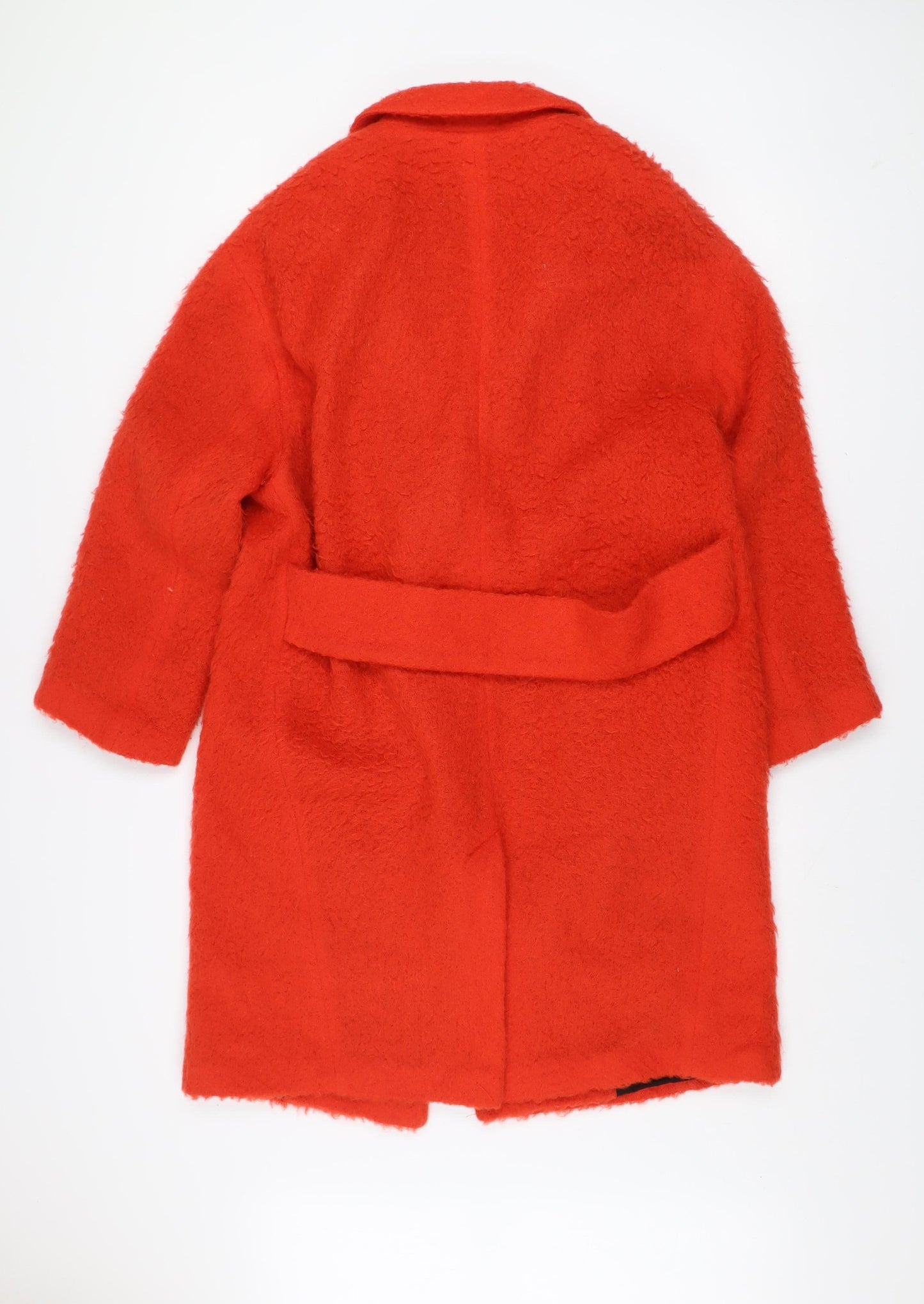 Womens UK Size 12 Marks and Spencer Red Overcoat