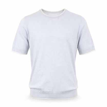 Kin Men’s Blue Cotton Short Sleeve Knit Top Size M