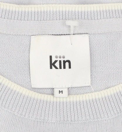 Kin Men’s Blue Cotton Short Sleeve Knit Top Size M