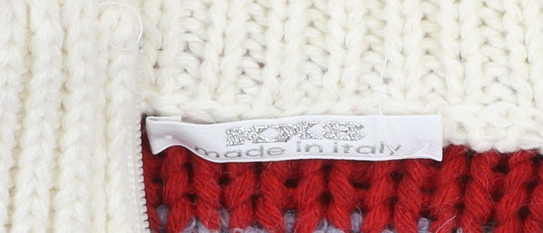 FOX'S Men's Multicoloured L Chunky-Knit Full Zip Jumper