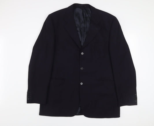 Mens UK Size 42 Centaur Regular Black Suit Jacket