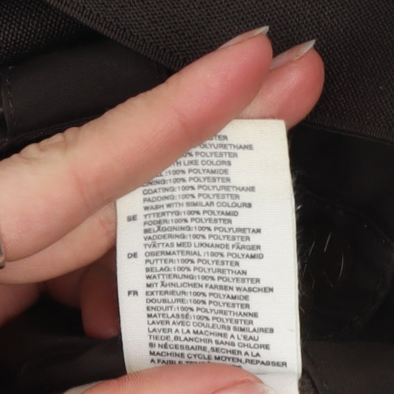 H&M Boys Brown Waterproof Snow Pants 7 Years Winter Ski Trousers