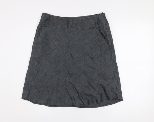 Womens UK Size 10 TIMEOUT A-Line Woven Skirt