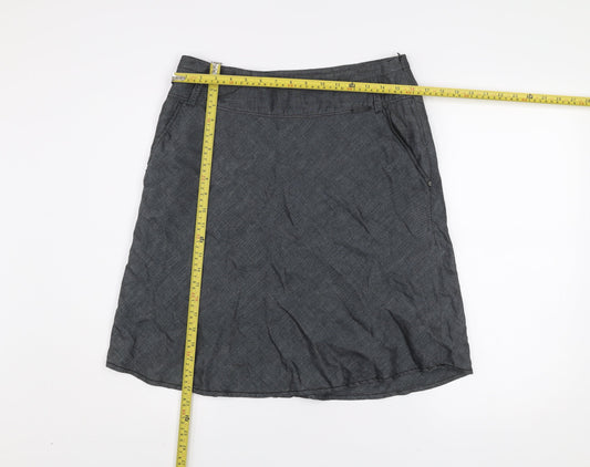 Womens UK Size 10 TIMEOUT A-Line Woven Skirt