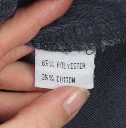 Infuse Jeans Men's Blue XL Cargo Shorts with Zip Pockets