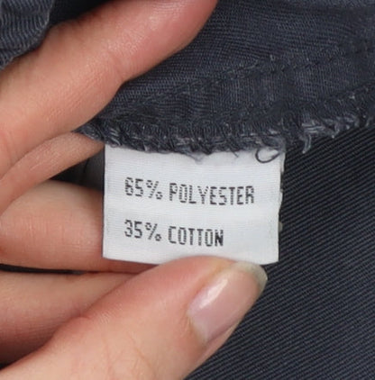 Infuse Jeans Men's Blue XL Cargo Shorts with Zip Pockets