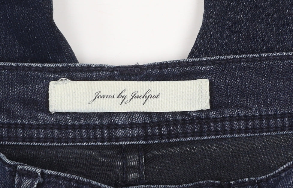 Jeans by Jackpot Men's Blue Straight Slim Fit Denim Jeans 27x32