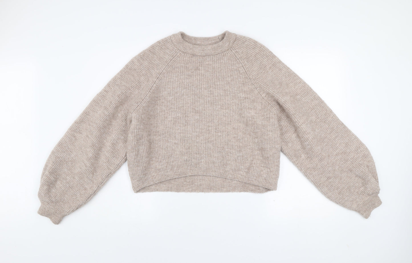 Womens UK Size S Topshop Beige Pullover Jumper