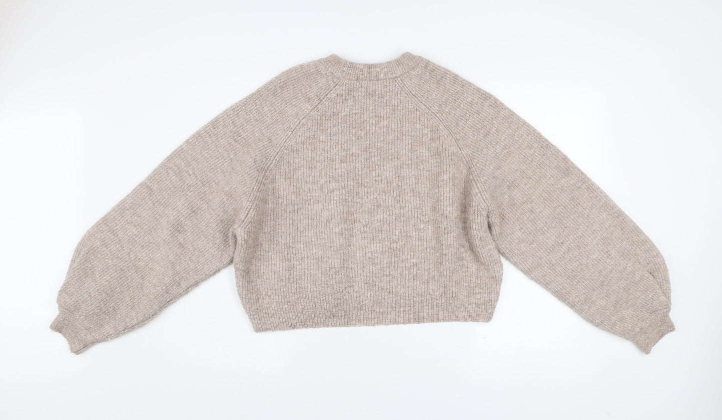 Womens UK Size S Topshop Beige Pullover Jumper
