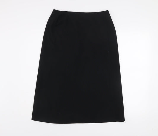 Marks and Spencer Women’s Black Size 12 Pencil Skirt Lined Stretch Workwear