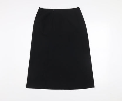 Marks and Spencer Women’s Black Size 12 Pencil Skirt Lined Stretch Workwear