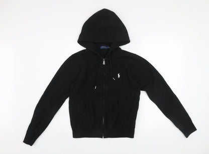 Ralph Lauren Men's Black Full Zip Hoodie Size M Classic Fit