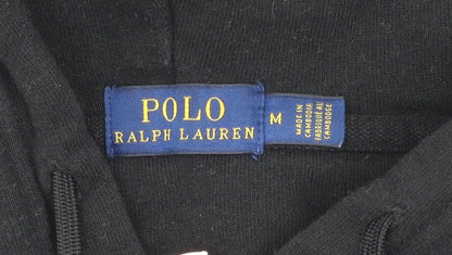 Ralph Lauren Men's Black Full Zip Hoodie Size M Classic Fit