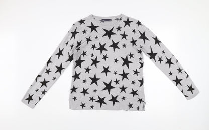 Womens UK Size 12 Marks and Spencer Grey Pullover Jumper