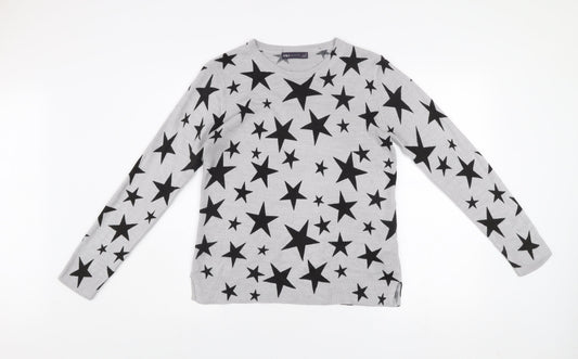 Womens UK Size 12 Marks and Spencer Grey Pullover Jumper