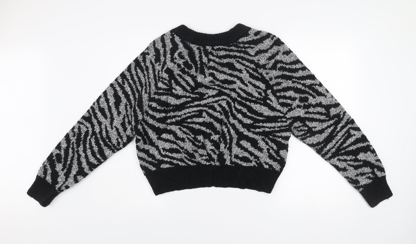 Womens UK Size S Topshop Black Pullover Jumper
