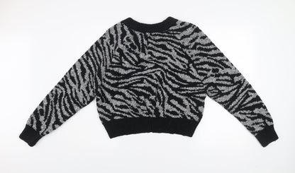 Womens UK Size S Topshop Black Pullover Jumper