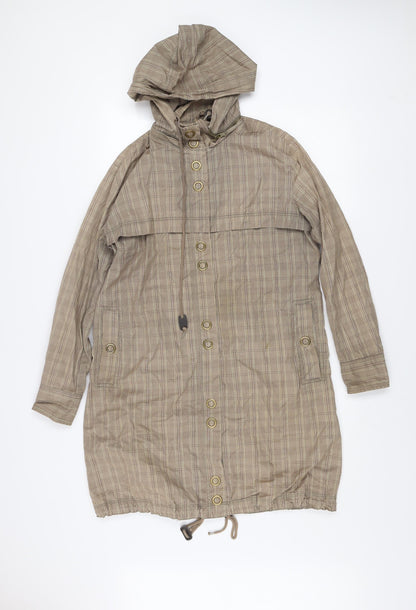 Womens UK Size 8 MNG Beige Rain Coat