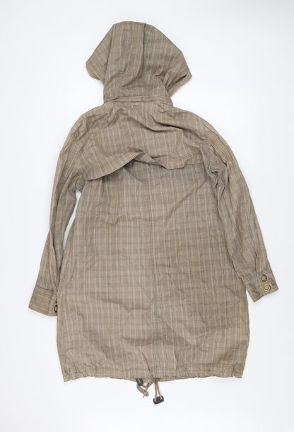 Womens UK Size 8 MNG Beige Rain Coat
