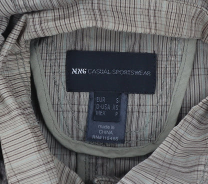Womens UK Size 8 MNG Beige Rain Coat