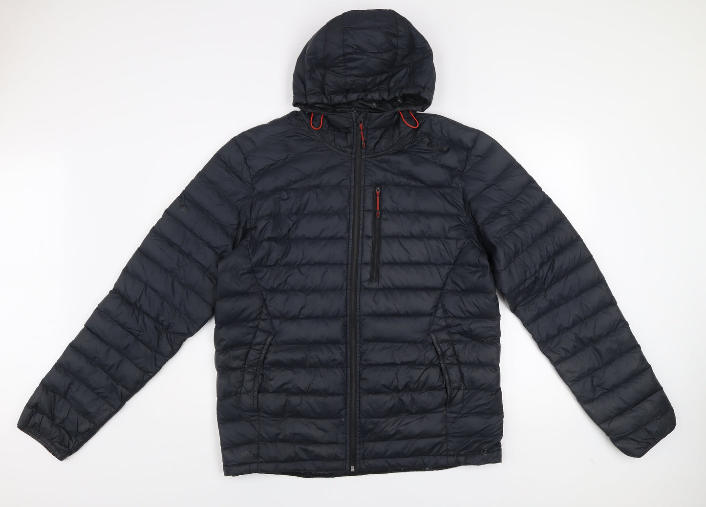 All Terrain by Tog Twenty Four Men’s Black Puffer Jacket M Hooded Insulated