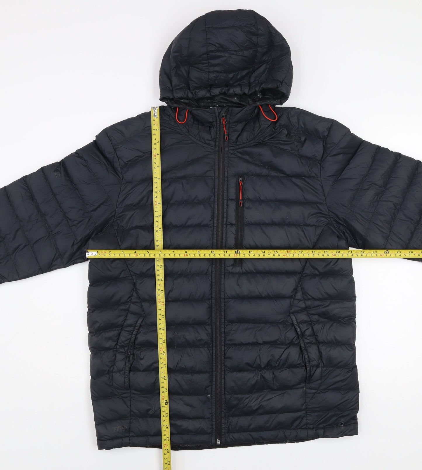 All Terrain by Tog Twenty Four Men’s Black Puffer Jacket M Hooded Insulated