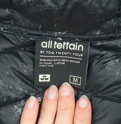 All Terrain by Tog Twenty Four Men’s Black Puffer Jacket M Hooded Insulated