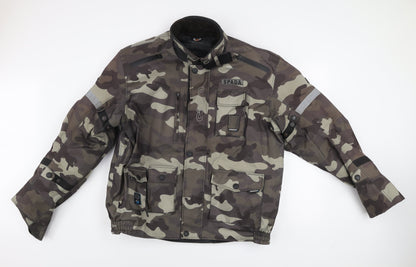 Spada Mens XL Camouflage Waterproof Motorcycle Jacket