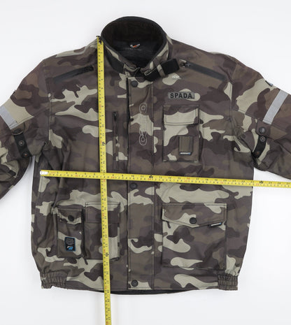 Spada Mens XL Camouflage Waterproof Motorcycle Jacket