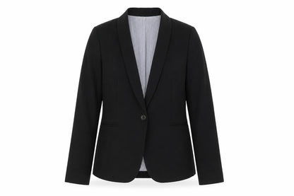 Womens UK Size 10 J.CREW Black Classic Button-Up