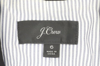 Womens UK Size 10 J.CREW Black Classic Button-Up