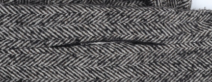 Zara Men's Grey Herringbone Wool Blend XL Long Overcoat