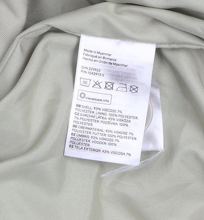 H&M Womens Beige XS Regular Fit Blazer Jacket