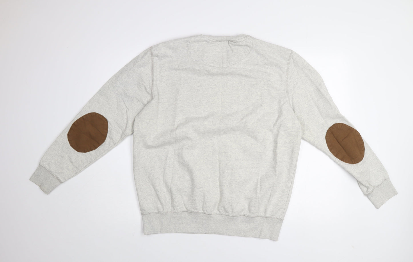 Twistedsoul Men's Grey 2XL Pullover Sweatshirt with Brown Accents