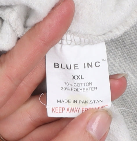 Twistedsoul Men's Grey 2XL Pullover Sweatshirt with Brown Accents