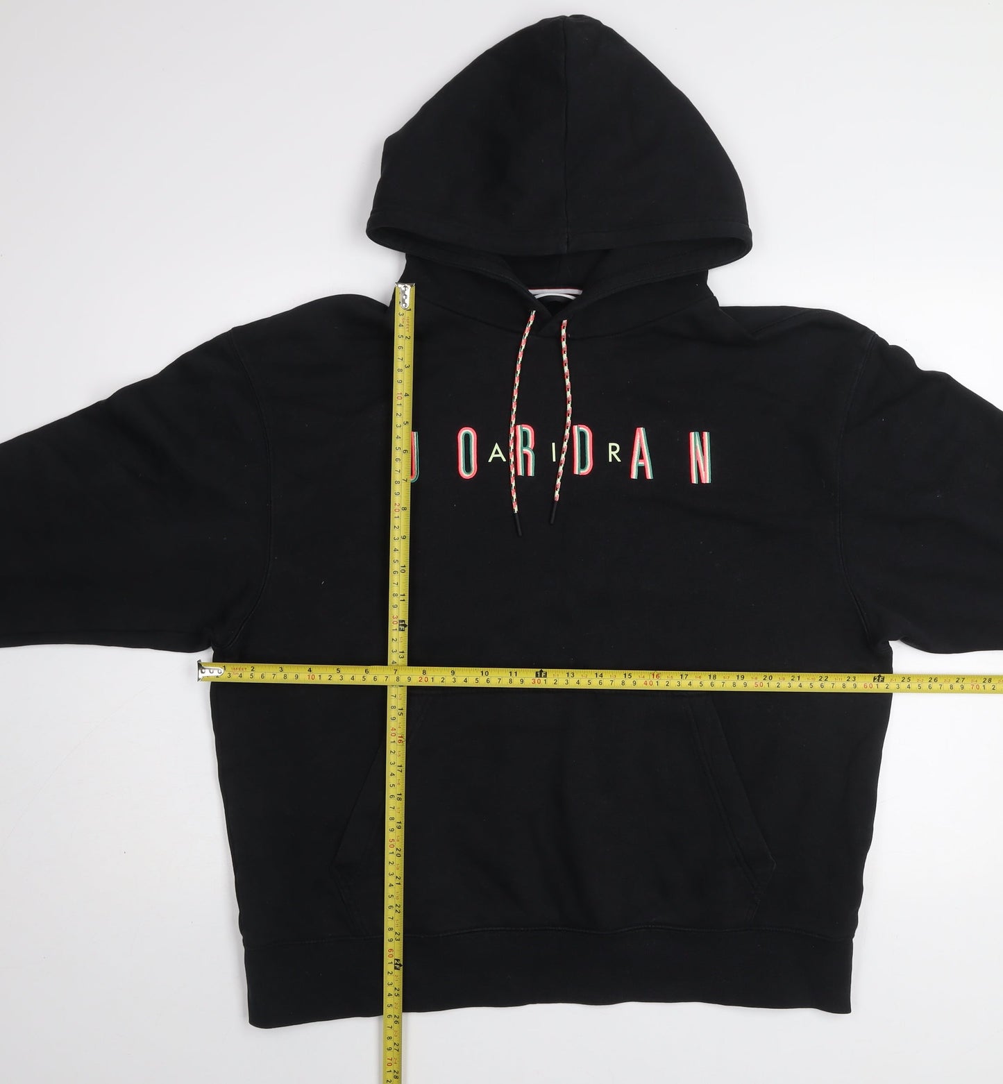 Jordan Men’s Black XXL Pullover Hoodie with Logo Graphic