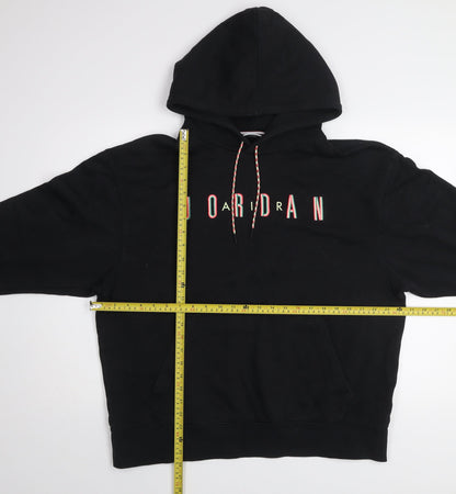 Jordan Men’s Black XXL Pullover Hoodie with Logo Graphic