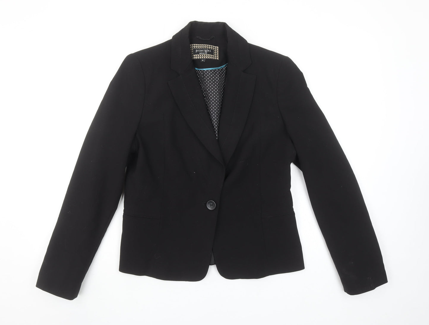Womens UK Size 12 Principles by Ben de Lisi Regular Black Suit Jacket