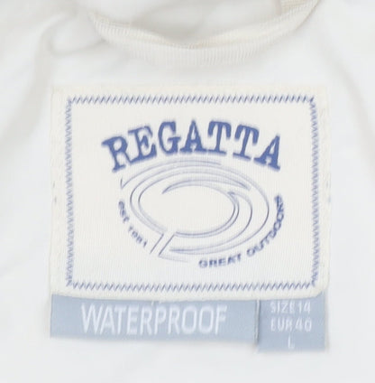 Womens UK Size 14 Regatta Ivory Rain Coat