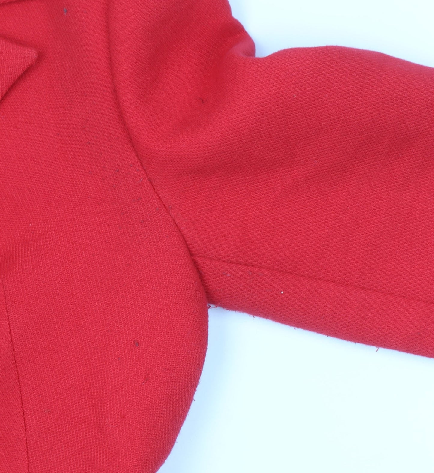 Womens UK Size 14 Mango Red Pea Coat