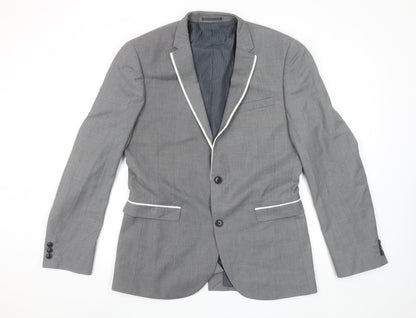 Mens UK Size 40 NEXT Regular Grey Suit Jacket