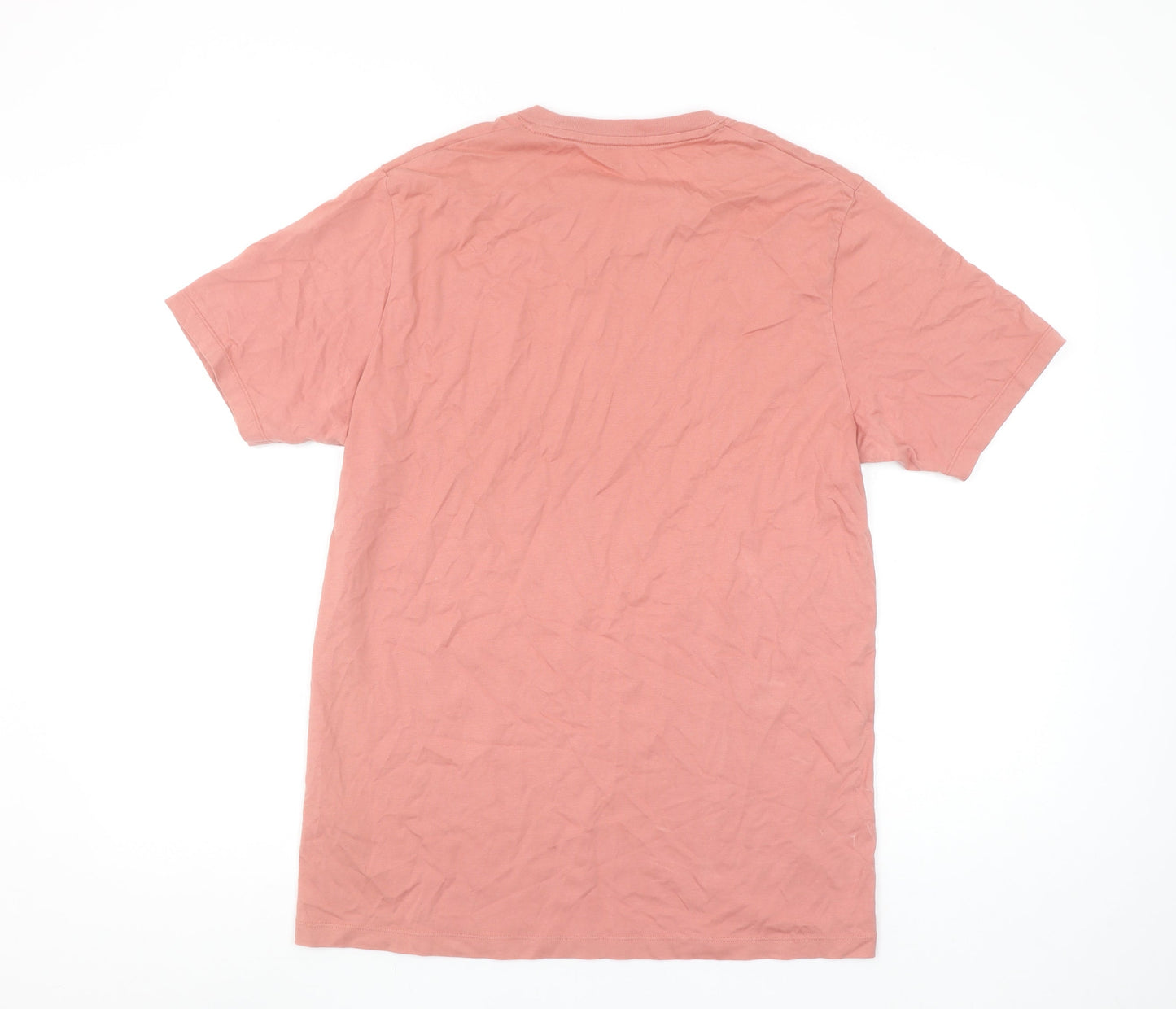 Uniqlo Men’s Pink Supima Cotton Crew Neck Short Sleeve T-Shirt M