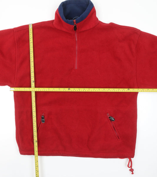 Mens UK Size XL Mario Valente Red Pullover Sweatshirt