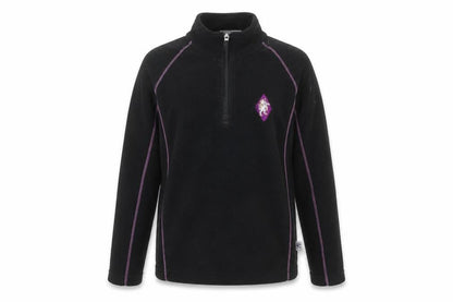 Kukri Boys Black Fleece 1/4 Zip Pullover Sweatshirt 11-12 Years