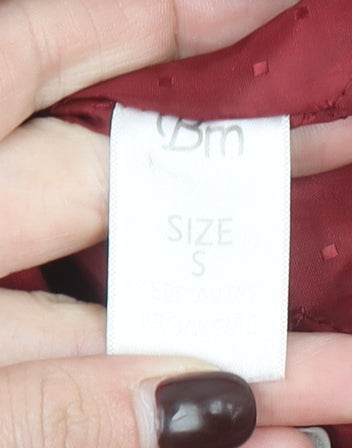 Womens UK Size S BM Red Parka Coat