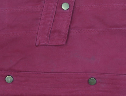 Womens UK Size S BM Red Parka Coat
