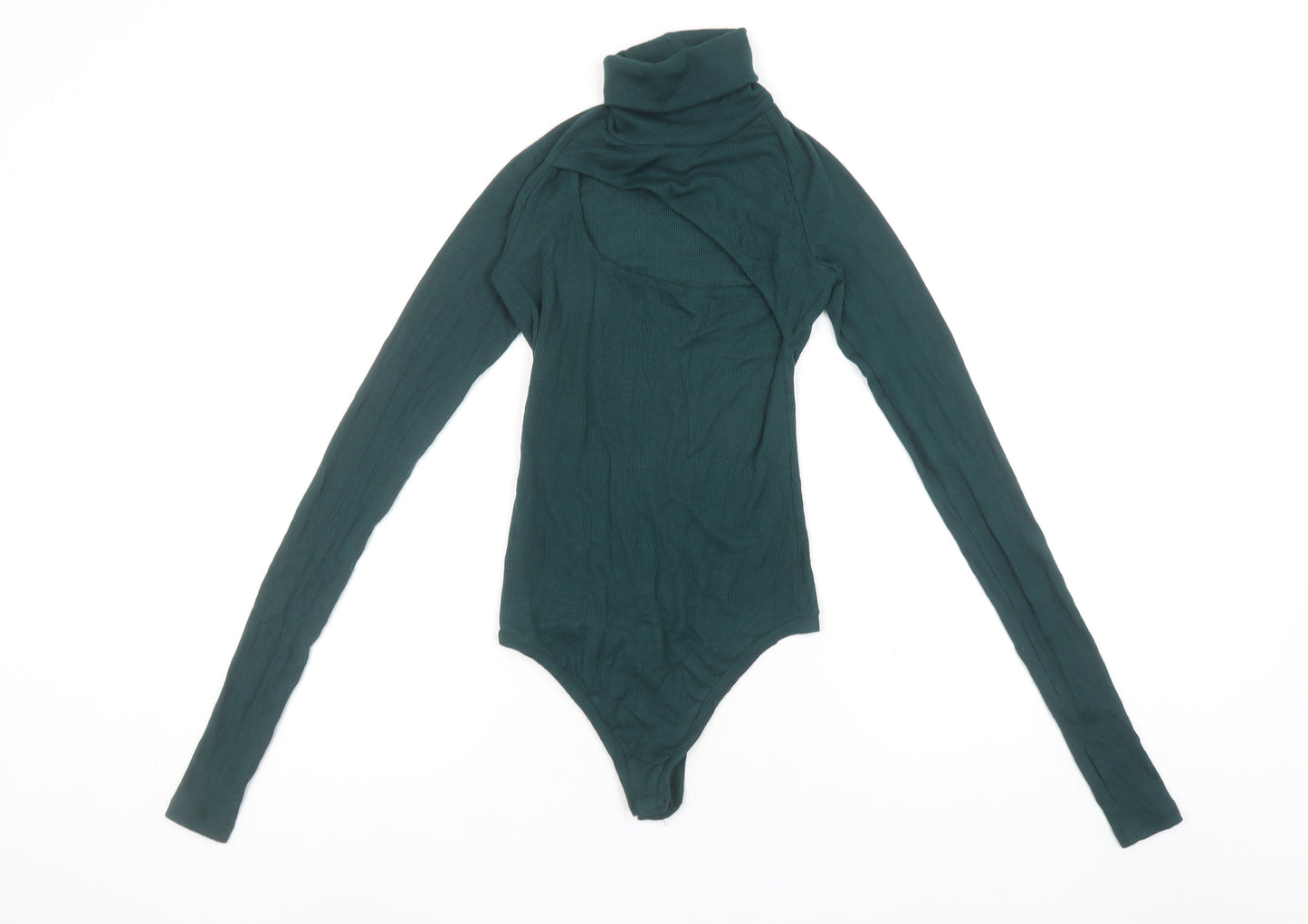 Womens UK Size XS ALIX NYC One-Piece Green Bodysuit